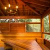 timber gazebo deck